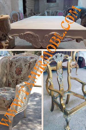 تعمیر رنگ میز چوبی