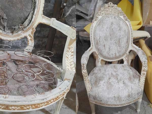 تعمیر منبت کاری و چوب مبل استیل
